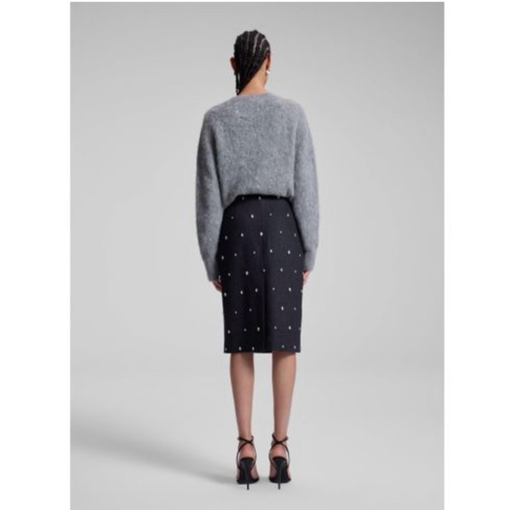 A.L.C. Opal Embellished Wool Pencil Skirt - Picture 5 of 6